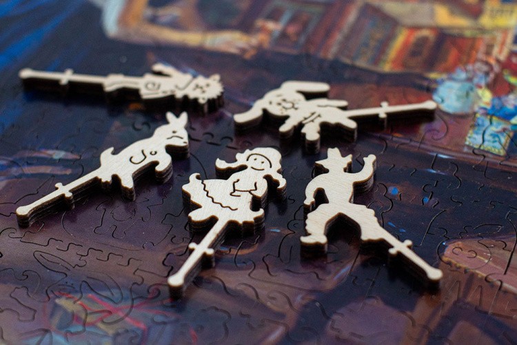 Деревянные пазлы DAVICI «Кукольный домик» — картинка 13