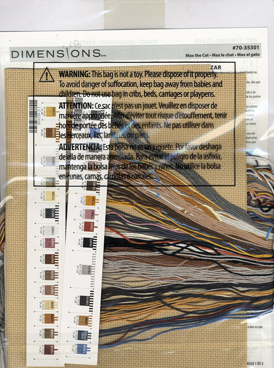 Набор для вышивания «Кот Макс» — картинка 5