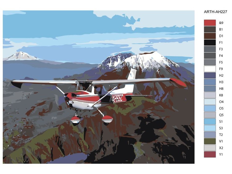 Картина по номерам «Полёт» — картинка 2