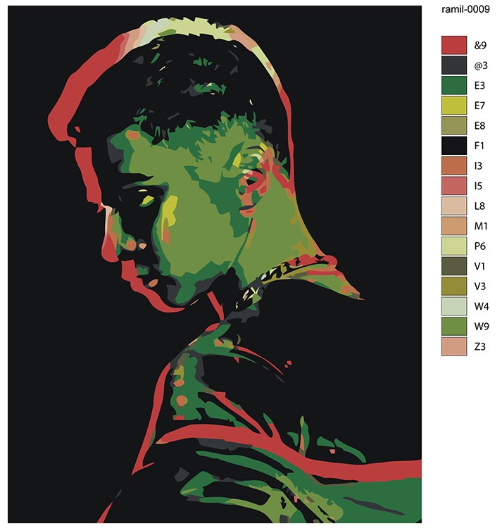 Картина по номерам «Музыкант Ramil Рамиль Арт» — картинка 2