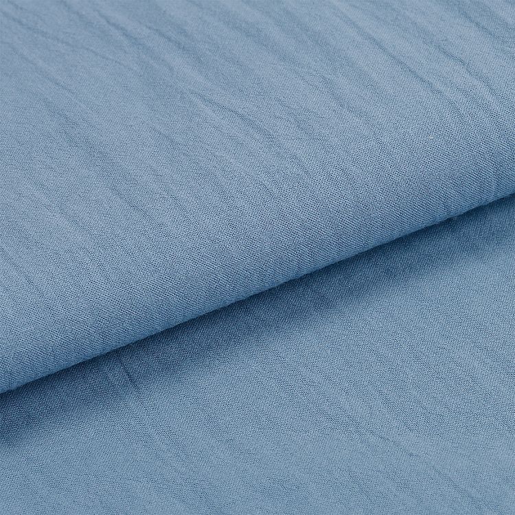 Ткань Хлопок крэш, 5 м х 150 см, 90 г/м², цвет: синий, TBY — картинка 3