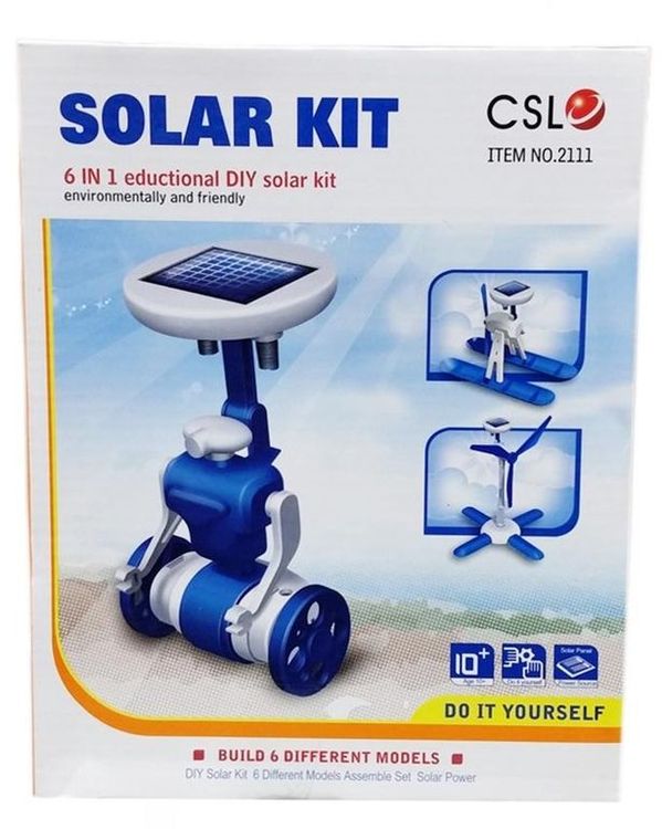 Игрушка-конструктор на солнечных батареях «Инопланетянин Трансформер» — картинка 6