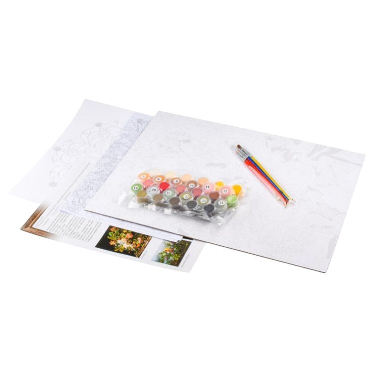 Картина по номерам «Букет в саду» — картинка 3