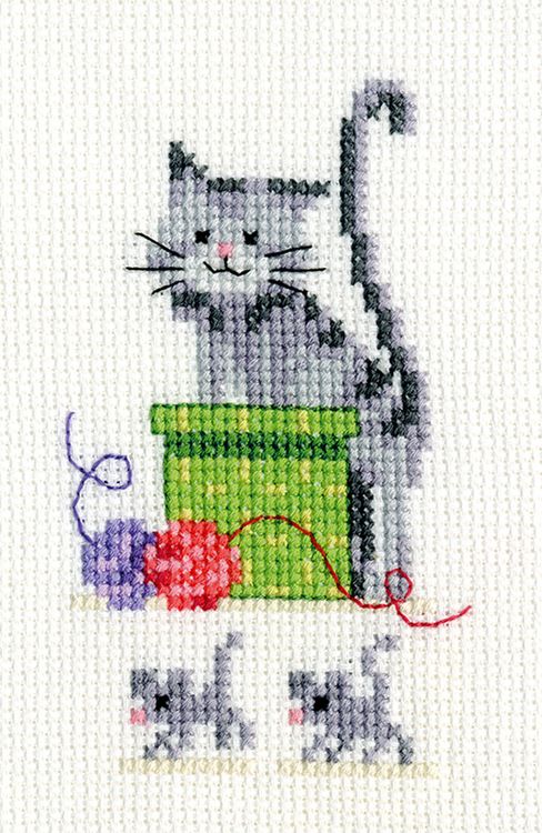 Набор для вышивания «Игривые кошки» — картинка 4