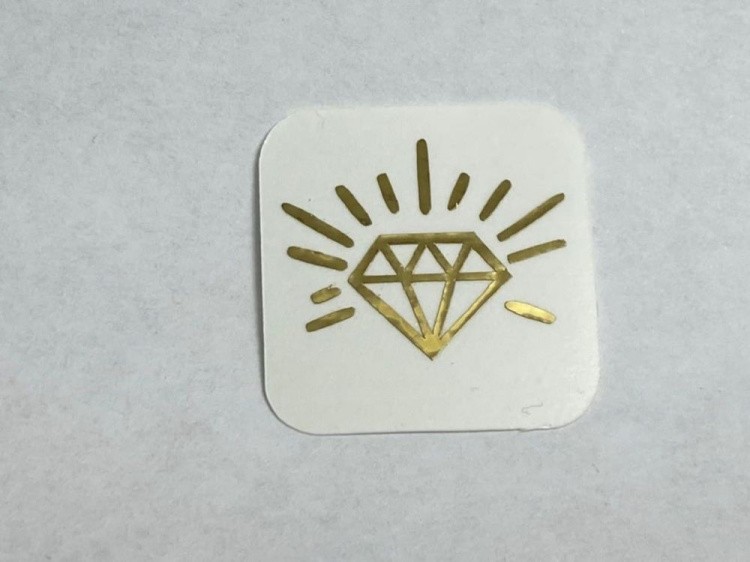 №50 Наклейка (золотые ) Sticker, Art Blong — картинка 2