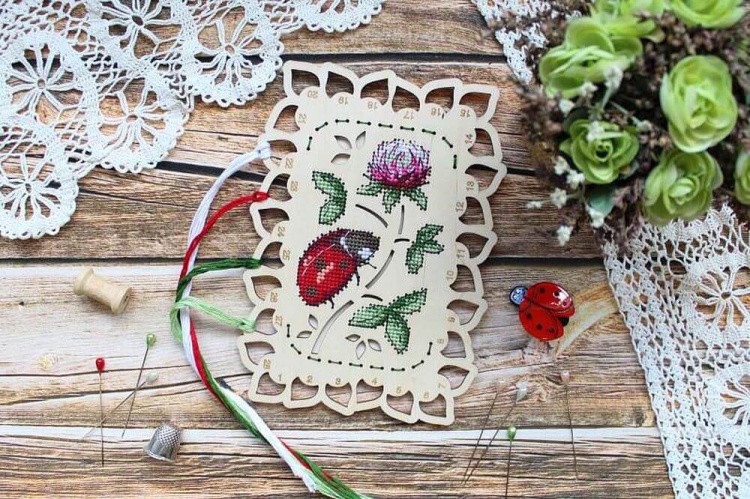 Набор для вышивания «Органайзер. Божья коровка» — картинка 2