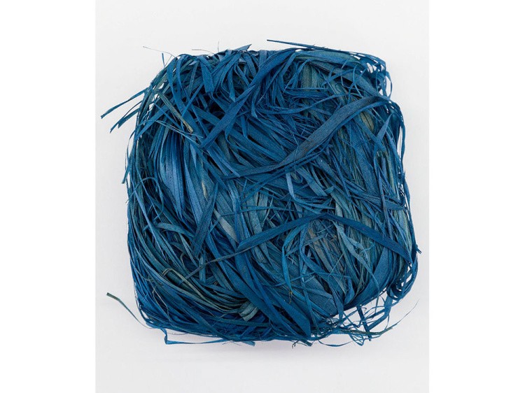 Лыко чесаное цветное, цвет: синий 30 г, Blumentag — картинка 2