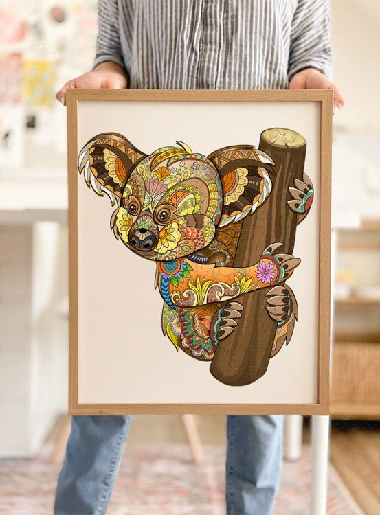 Деревянные пазлы «Милая Коала S», Woodbests — картинка 7