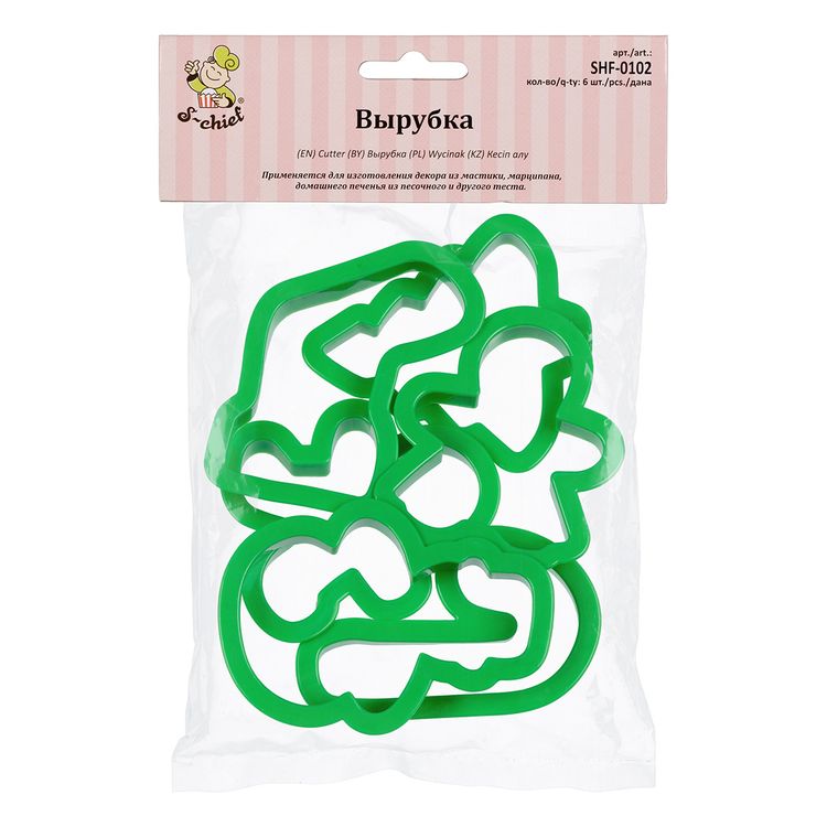 Набор вырубок «Новый год», пластик, 6 шт., S-CHIEF — картинка 2