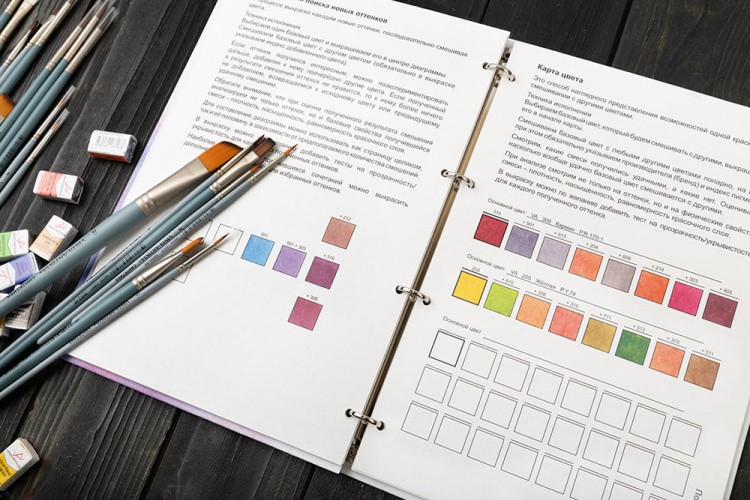 Технический журнал для акварели на кольцах, Vista-Artista — картинка 9