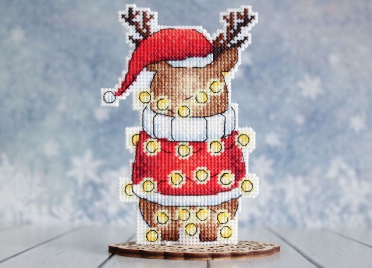 Набор для вышивания «Новогодний олень» — картинка 3