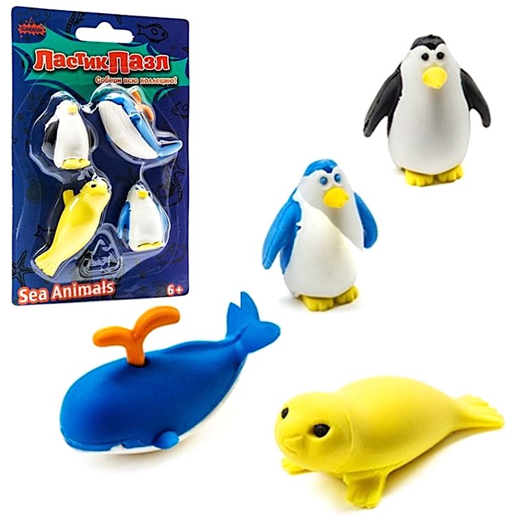 Ластик-пазл «Морские животные» — картинка 4