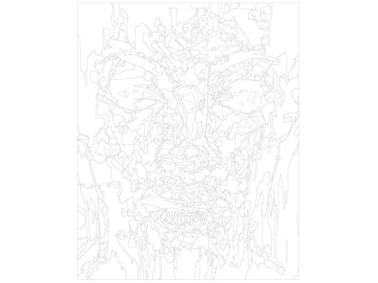 Картина по номерам «Лицо» — картинка 3