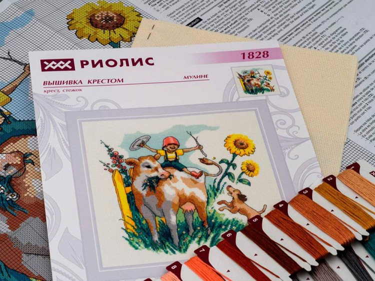 Набор для вышивания «Лето в деревне» — картинка 3