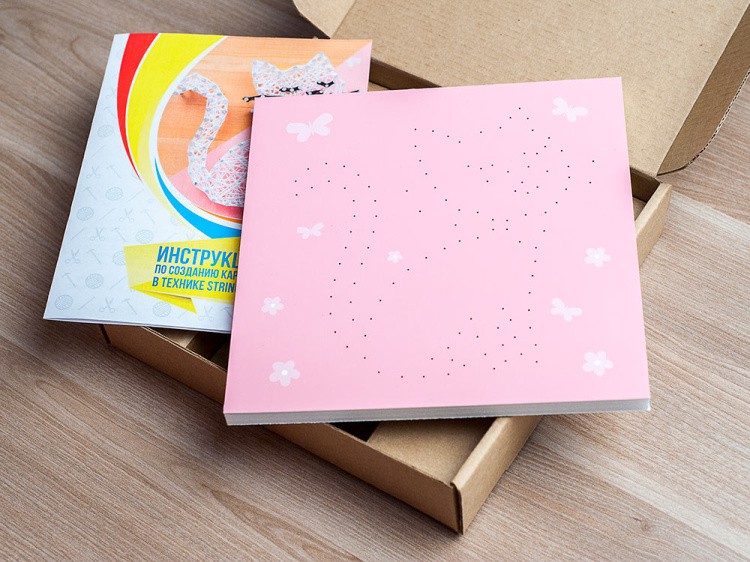 Набор для творчества STRING ART «Кошка» — картинка 2