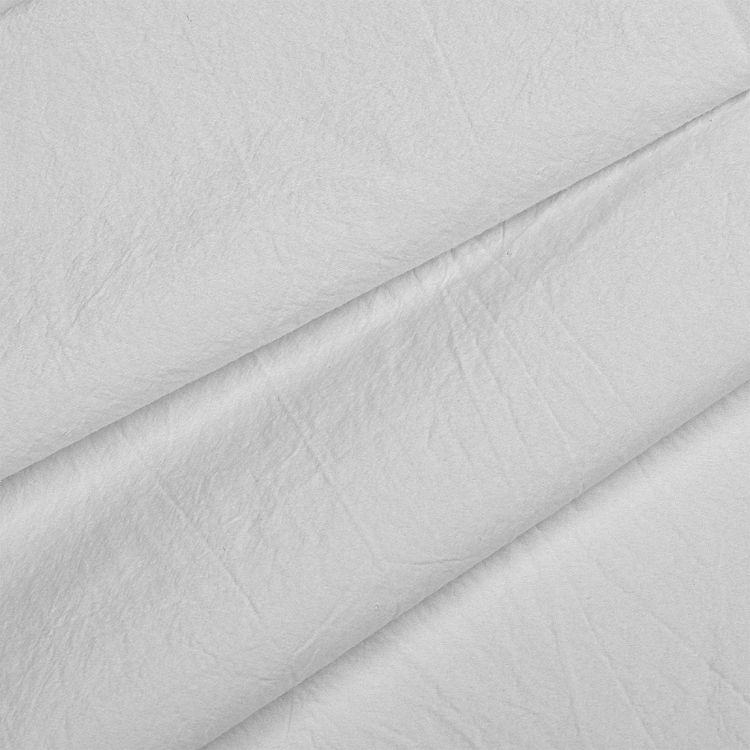 Ткань Хлопок крэш, 1 м х 150 см, 90 г/м², цвет: белый, TBY — картинка 4