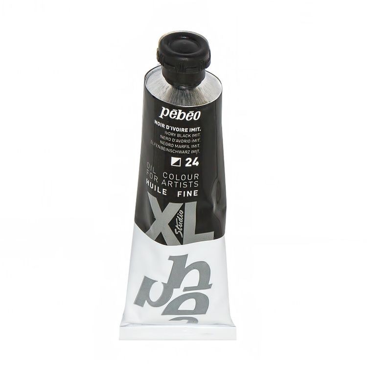 Краска масляная Pebeo XL (Черная слоновая кость), 37 мл — картинка 2
