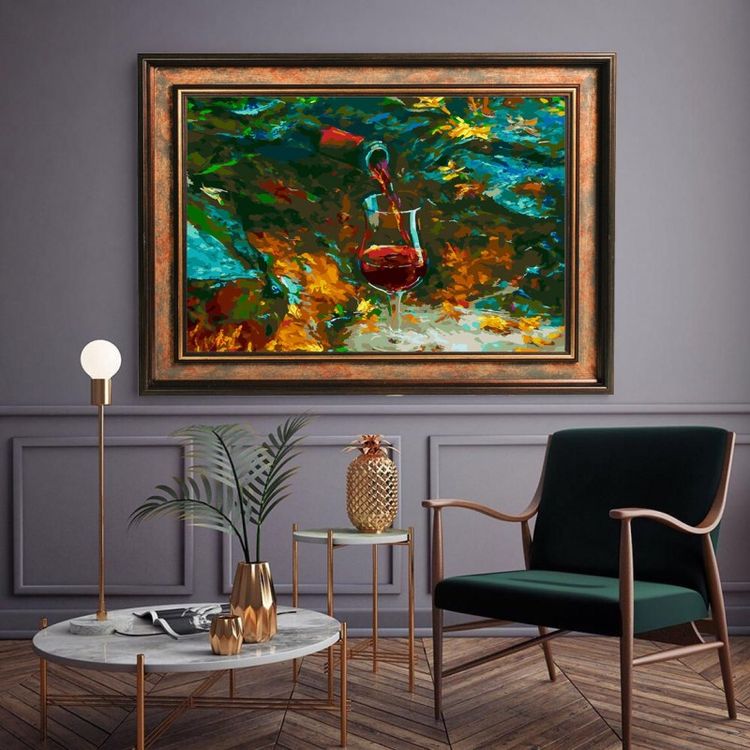 Картина по номерам «Истина в вине» — картинка 6