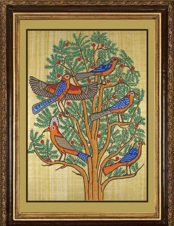 Рисунок на ткани «Дерево жизни»