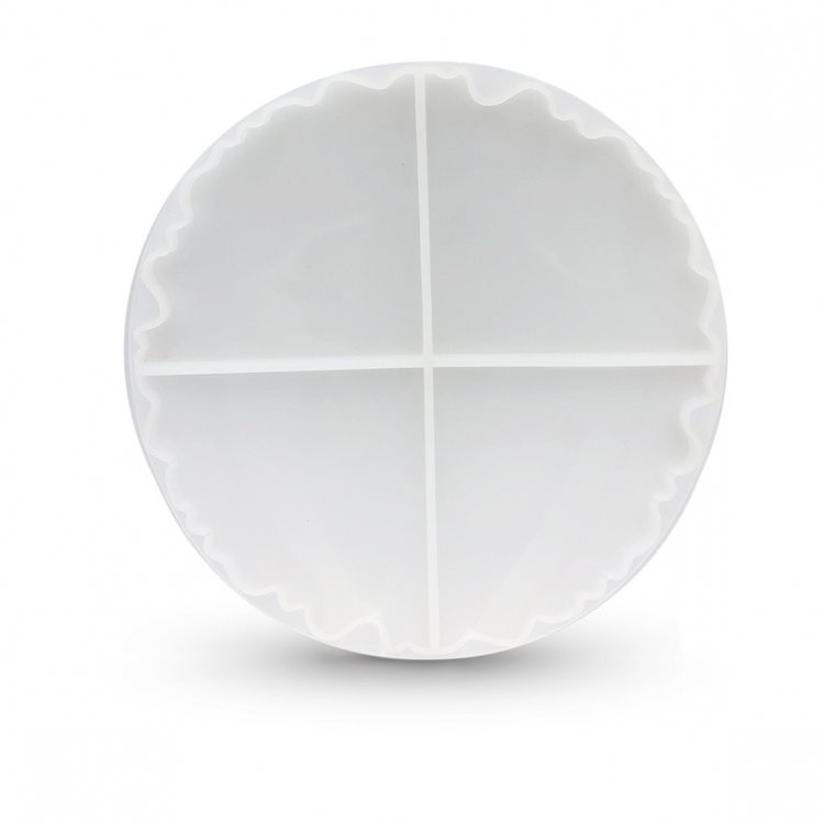 Силиконовый молд жеода круг, d 21 см — картинка 2