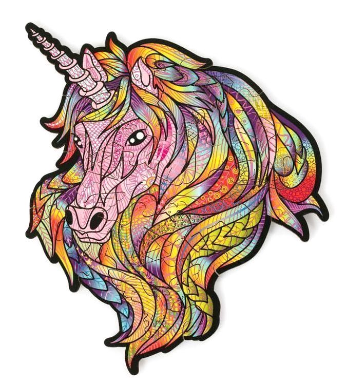 Деревянный пазл Wood Trick «Единорог: Розовое Небо» — картинка 4