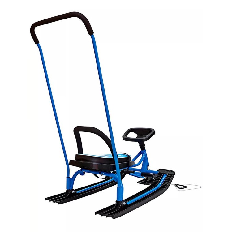 Снегокат детский 140 GO GO Winter cat с ручкой — картинка 5