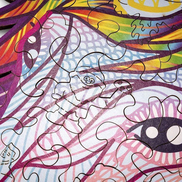 Деревянный пазл Wood Trick «Сверкающий Единорог» — картинка 6