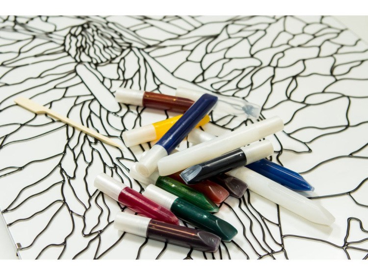 Витраж-раскраска «Прогулка» — картинка 5