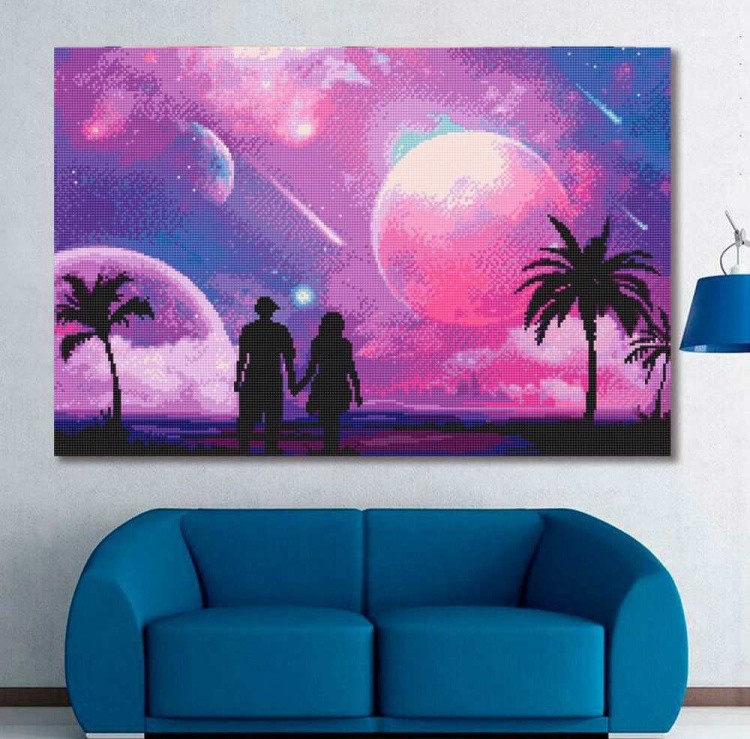 Алмазная вышивка «Звездопад» — картинка 3