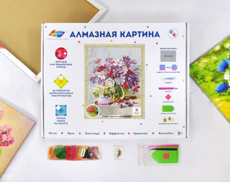 Алмазная вышивка «Хрупкое очарование» — картинка 3