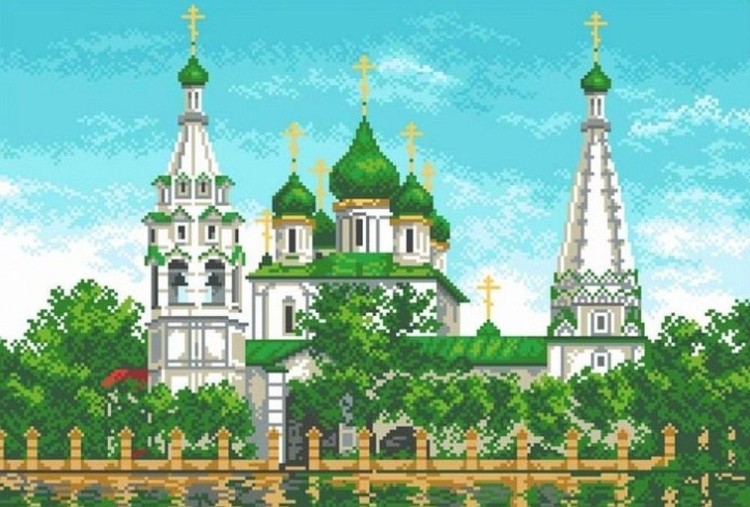 Рисунок на ткани «Ярославль»