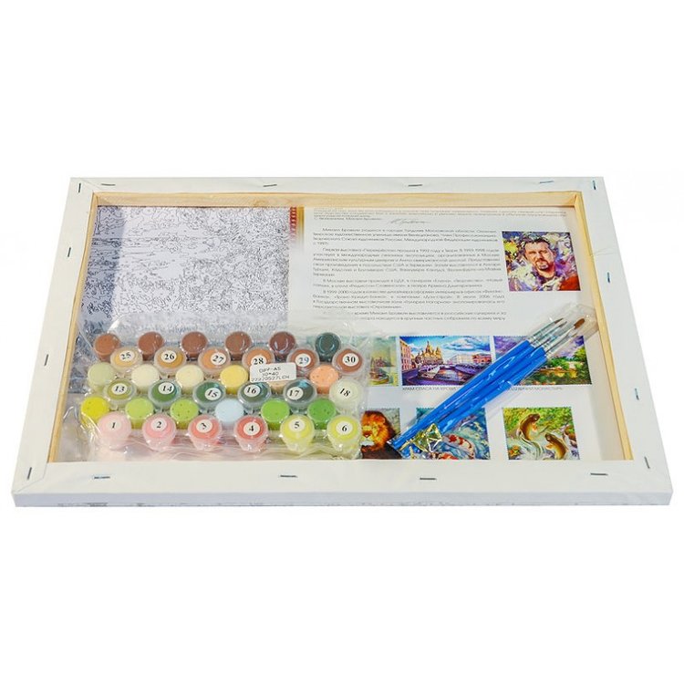 Картина по номерам «Храм Спаса на Крови» — картинка 3