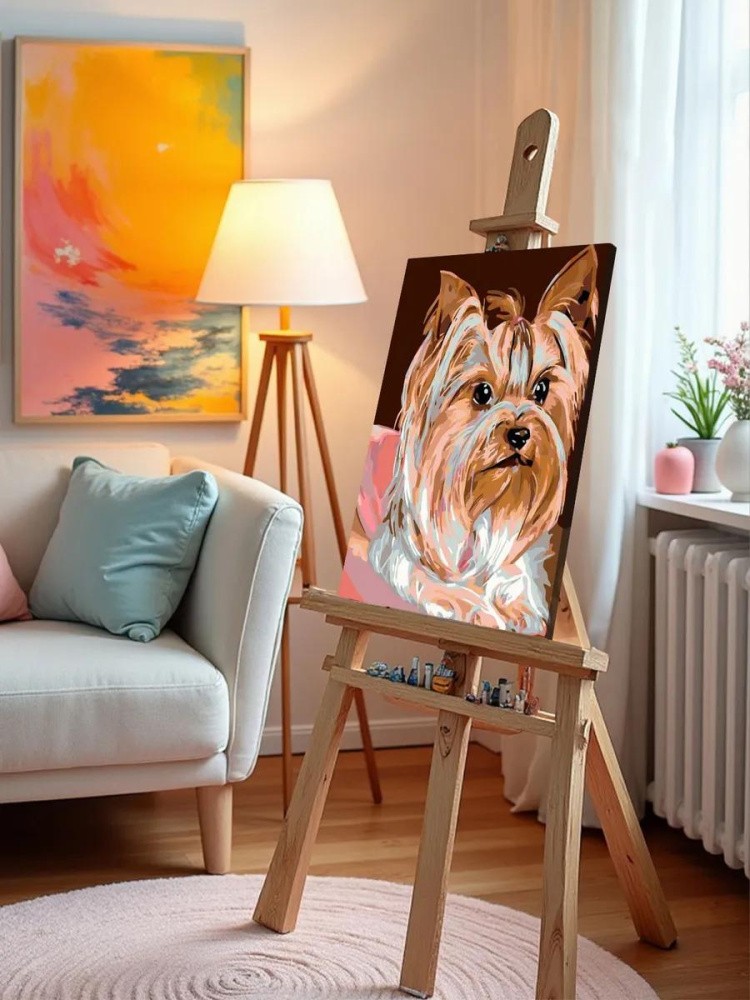 Картина по номерам «Йоркширский терьер» — картинка 9