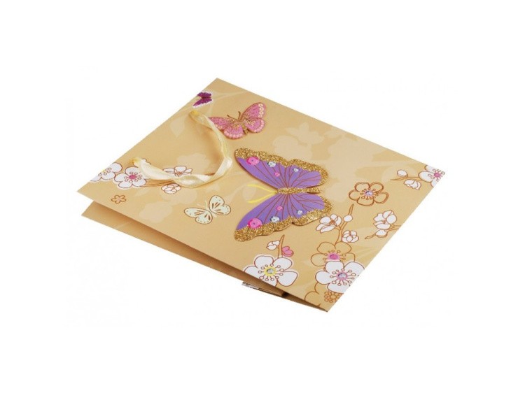 Подарочный пакет «Цветные мотыльки» — картинка 5