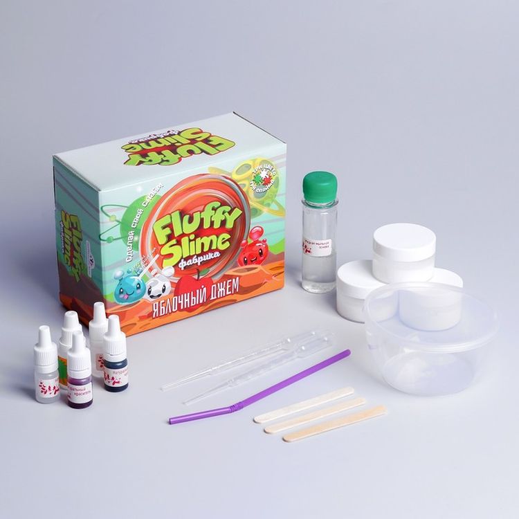 Флаффи слайм фабрика «Яблочный джем» — картинка 2