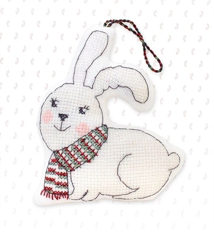 Набор для вышивания «Заяц в шарфе»