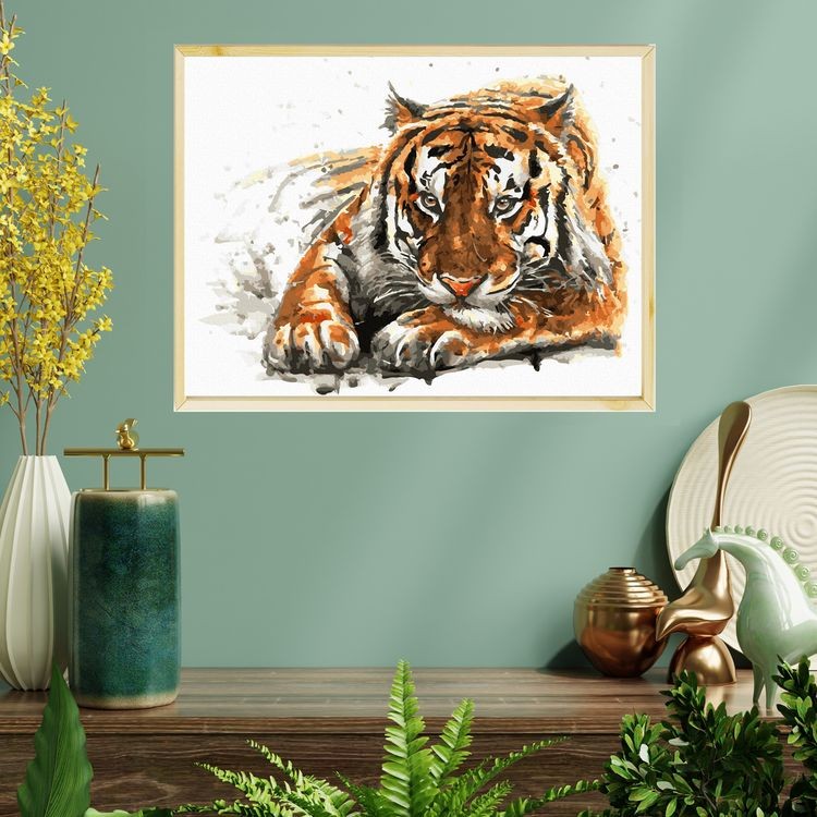 Картина по номерам «Амурский тигр» — картинка 3