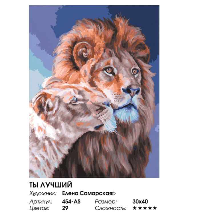 Картина по номерам «Ты лучший» — картинка 2