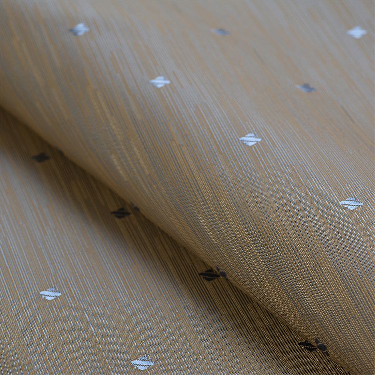 Ткань подкладочная Поливискоза нарезка, 10 м, ширина 145 см, 90 г/м², цвет: золото, IDEAL — картинка 2