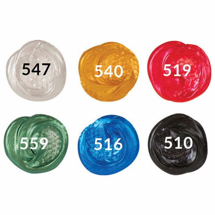 Краски акриловые художественные базовый металлик BRAUBERG ART CLASSIC, набор 6 шт по 22 мл — картинка 6