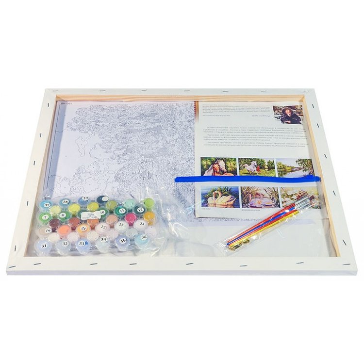 Картина по номерам «Там где поют соловьи» — картинка 3