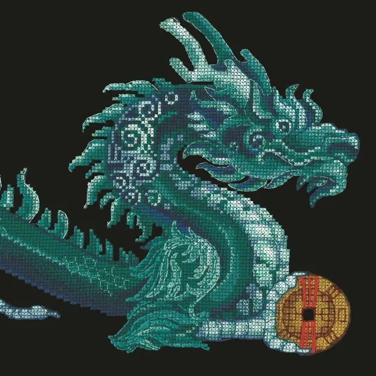 Набор для вышивания «Нефритовый дракон» — картинка 5