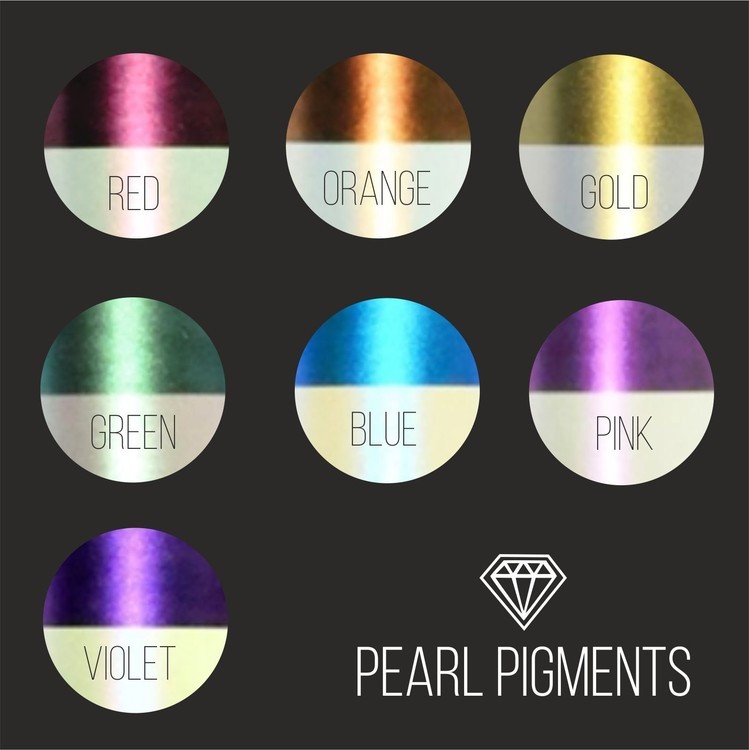 Пигмент минеральный розовый (Pink) 25 мл, CraftPigments Pearl — картинка 6