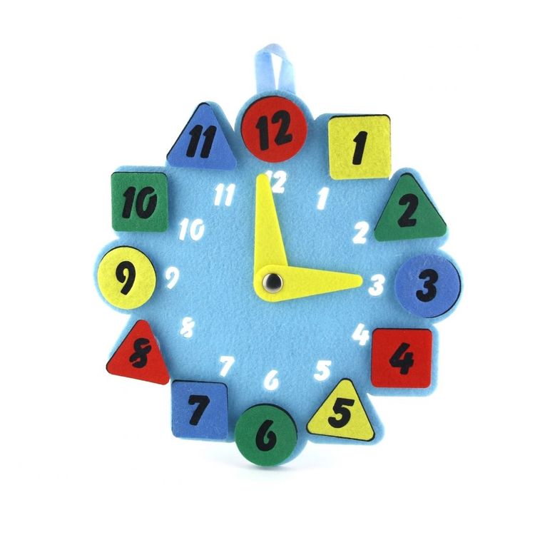 Развивающая игра «Часы. Геометрия» — картинка 2
