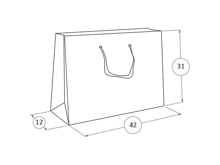 Подарочный пакет «Серебряный горох» — картинка 7