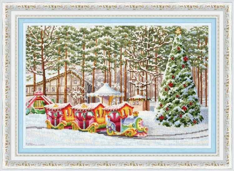 Набор для вышивания «Новогодний экспресс» — картинка 2