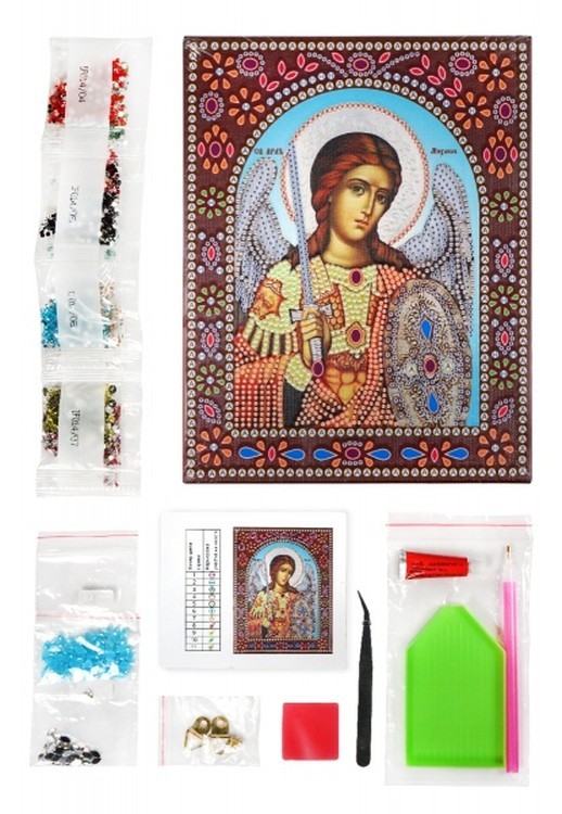 Алмазная вышивка 5D «Святой Архангел Михаил» — картинка 2