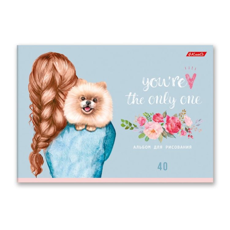 Альбом для рисования «Девичьи грёзы», блестки, 100 г/м2, A4, на скобе, 5 альбомов 40 л., SVETOCH — картинка 3