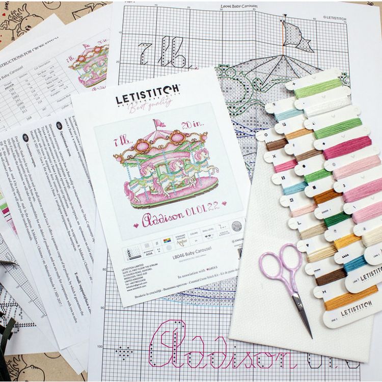 Набор для вышивания «Baby Carousel» — картинка 2