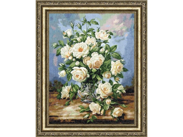 Набор для вышивания «Букет белых роз» — картинка 2